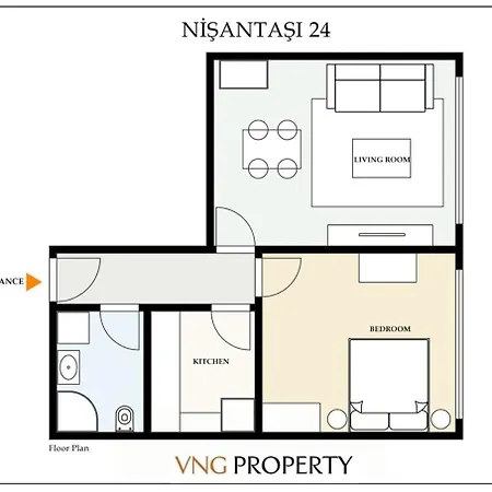 Modern Prime Location 1bed Bright Home! #243