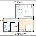 Modern Prime Location 1bed Bright Home! #243